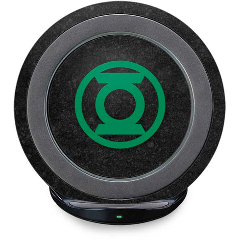DC Comics Green Lantern Logo Black Background Fast Charge Wireless Charging Stand Skin